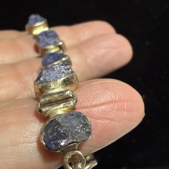 Sterling Silver Tough Tanzanite Bracelet 6-8" (3) - Picture 8 of 10